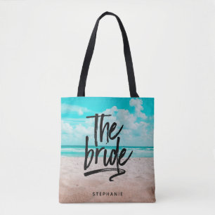 Aangepast strand De Canvas tas van de Bride