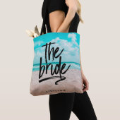 Aangepast strand De Canvas tas van de Bride (Dichtbij)