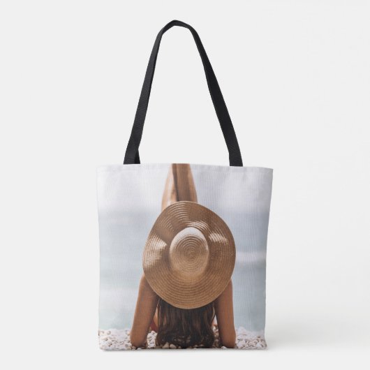 Aangepast strand De Canvas tas van de Bride (Achterkant)