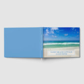 Aangepast strand House Beauful Ocean Photography Gastenboek (Volledig)