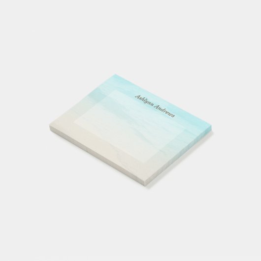 Aangepast strand post-it® notes (Schuin)