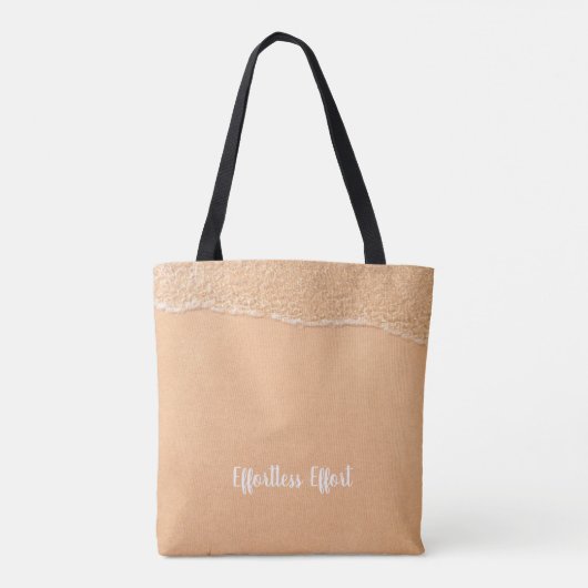 Aangepast strand tote bag (Achterkant)