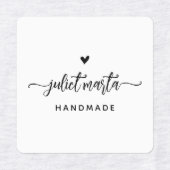 Aangepast strijklabel voor de ambachtsman labels (Design 2)