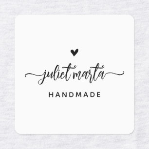 Aangepast strijklabel voor de ambachtsman labels