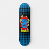 Aangepast  stripboek Pop Art Style BAM! Persoonlijk Skateboard (Voorkant)