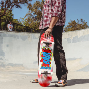 Aangepast  stripboek Pop Art Style BAM! Persoonlijk Skateboard