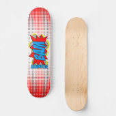 Aangepast  stripboek Pop Art Style BAM! Persoonlijk Skateboard (Voorkant)