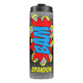 Aangepast  stripboek Pop Art Style BAM! Thermosbeker (Voorkant)