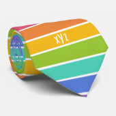 Aangepast stropdas voor regenboogkleuren (Opgerold)