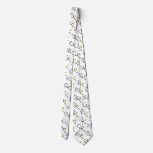 Aangepast stropdas voor tennisracket en bal (Achterkant)