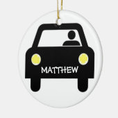 Aangepast stuurprogramma keramisch ornament (Links)