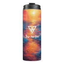 Aangepast: Sunset Radiance Tumbler