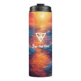 Aangepast: Sunset Radiance Tumbler Thermosbeker