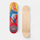Aangepast surf mandala skateboard voor zomerhaaien (Voorkant)