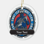 Aangepast SWAT-team Keramisch Ornament (Links)