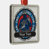 Aangepast SWAT-team Metalen Ornament (Rechts)