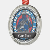 Aangepast SWAT-team Metalen Ornament (Links)
