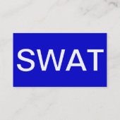 Aangepast SWAT-team Visitekaartje (Achterkant)