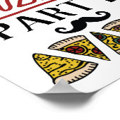 Aangepast symbool voor speciale feestdag poster (Hoek)