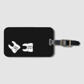 Aangepast symbool voor theidscymbool in eerste ins bagagelabel (Voorkant (horizontaal))