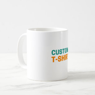 Aangepast T-shirt – gepersonaliseerd design, uniek Koffiemok