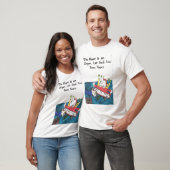 Aangepast T-shirt met grappige kerkborden (Unisex)
