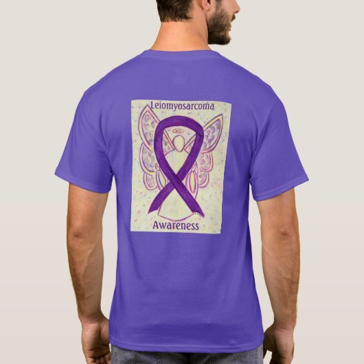 Aangepast T-shirt voor Leiomyosarcoma Bewustmaking (Achterkant)