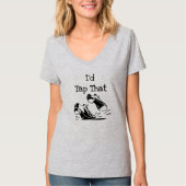 Aangepast T-shirt voor tapdanser (Voorkant)