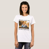 Aangepast T-shirt voor vrouwen met foto- en teksto (Voorkant volledig)