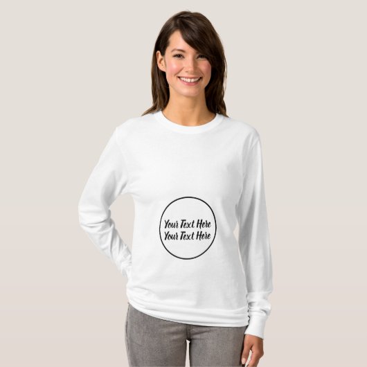 Aangepast T-shirt voor Zwangerschap (Voorkant volledig)