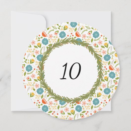 Aangepast tabelnummer grote tuin kaart (Achterkant)