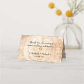 Aangepast tabelnummer Woestijnhuwelijk Plaatskaartje (Achterkant)