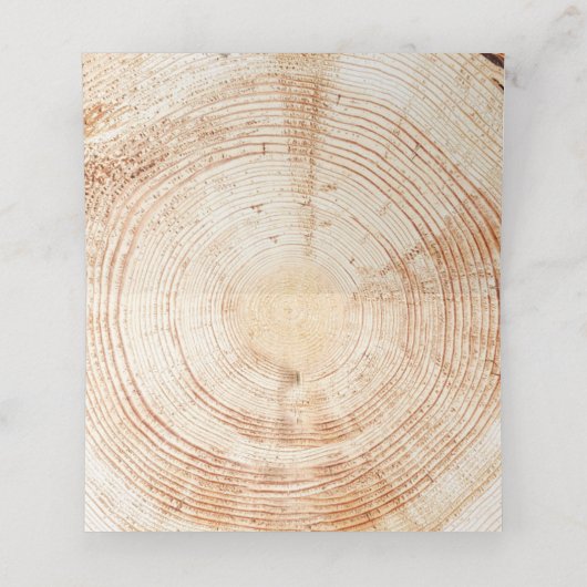 Aangepast tabelnummer Woestijnhuwelijk Plaatskaartje (Binnenkant ongevouwen)