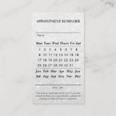 Aangepast tandarts Logo JMG Afsprakenkaartje (Achterkant)