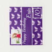 Aangepast tapijt voor geventileerde vlinderpatroon wandkleed (Voorkant)