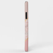 Aangepast tapmauve Roos met blindroze marmer Case-Mate iPhone Case (Achterkant/rechts)