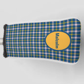 Aangepast Tartan Golf Putter Hoesje Golfheadcover (Voorkant)