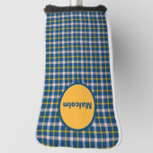 Aangepast Tartan Golf Putter Hoesje Golfheadcover (Draai 90)