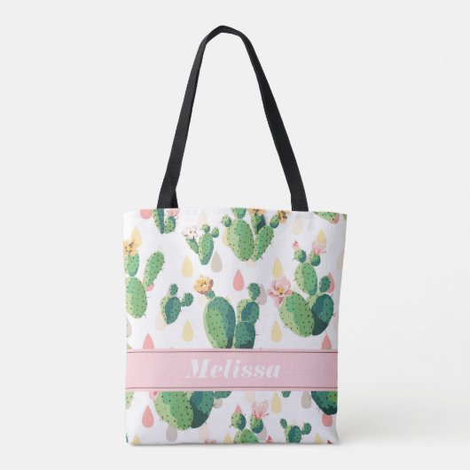 Aangepast Tas voor afdrukken op cactus (Achterkant)