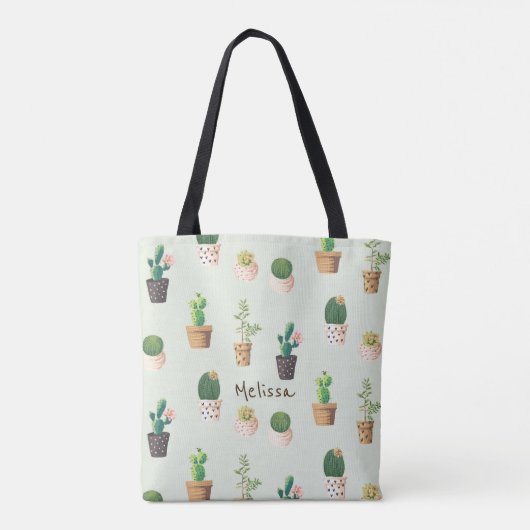 Aangepast Tas voor afdrukken op cactus (Achterkant)