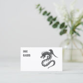 Aangepast Tattoo Winkel Visitekaartje (Staand voorkant)