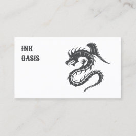 Aangepast Tattoo Winkel Visitekaartje