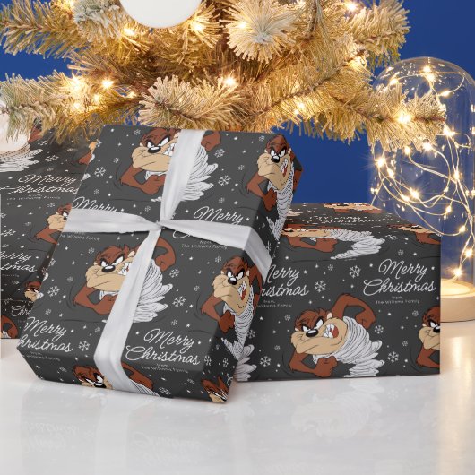 Aangepast TAZ™ Merry Christmas Wrapping Papier (Feestdagen)