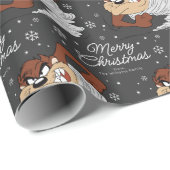 Aangepast TAZ™ Merry Christmas Wrapping Papier (Rol Hoek)