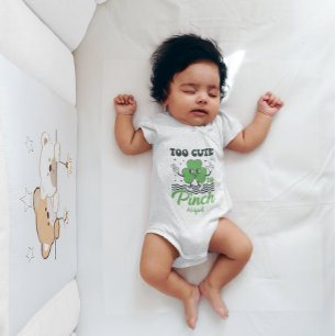 Aangepast te Schattige om St. Patrick's Day te kni Romper