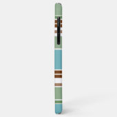 Aangepast Teal Blauwe Salie Groen Bruine Ivoren St Case-Mate iPhone Case (Achterkant/links)