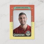 Aangepast Team Bruid Egam Kaart, Bruidsjonkers Cad Contactkaartje (Voorkant)