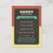 Aangepast Team Bruid Egam Kaart, Bruidsjonkers Cad Contactkaartje (Achterkant)