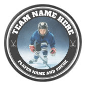 Aangepast team foto Hockey Puck (Voorkant)