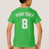 Aangepast team T-Shirts voor volleybalspeler bij j (Achterkant)